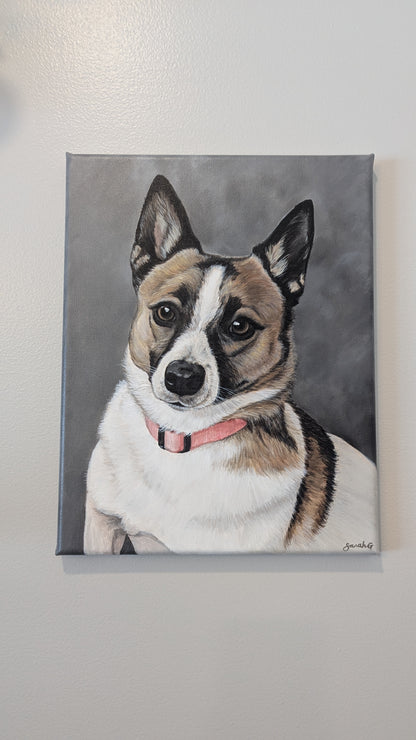 Custom Pet Portraits on Canvas