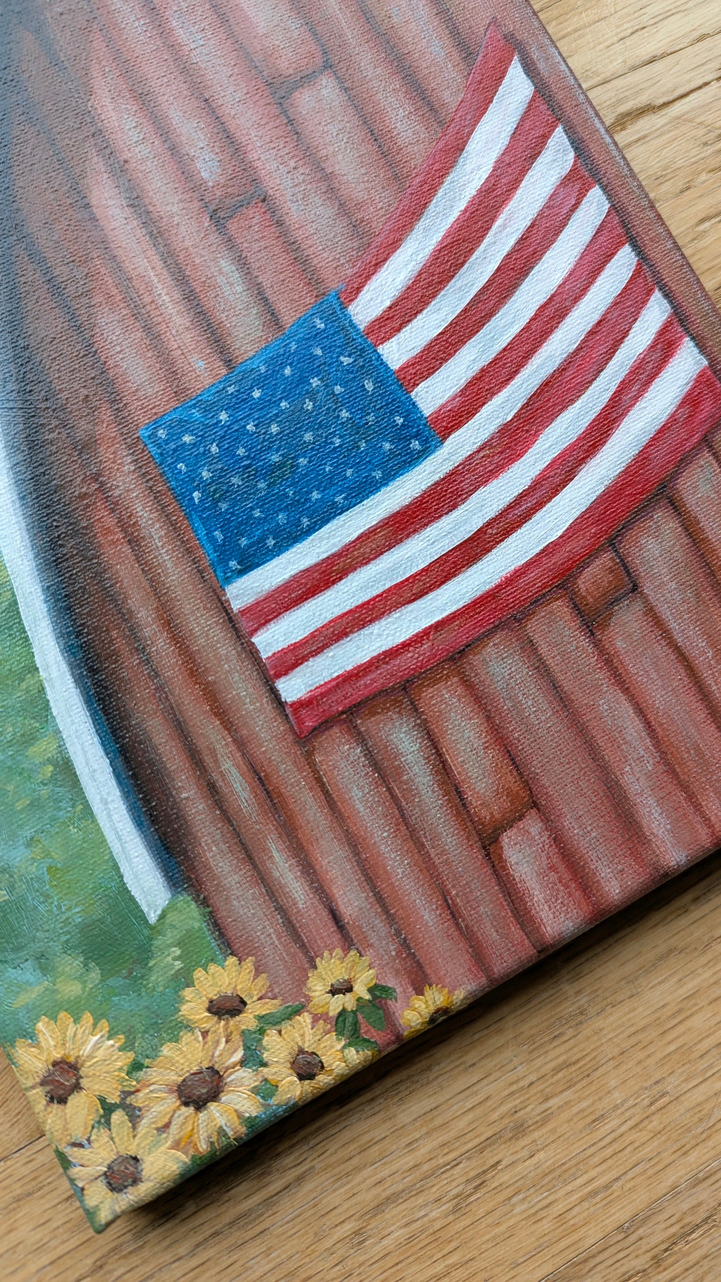Rural America | 8X10 canvas original painting
