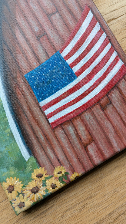 Rural America | 8X10 canvas original painting