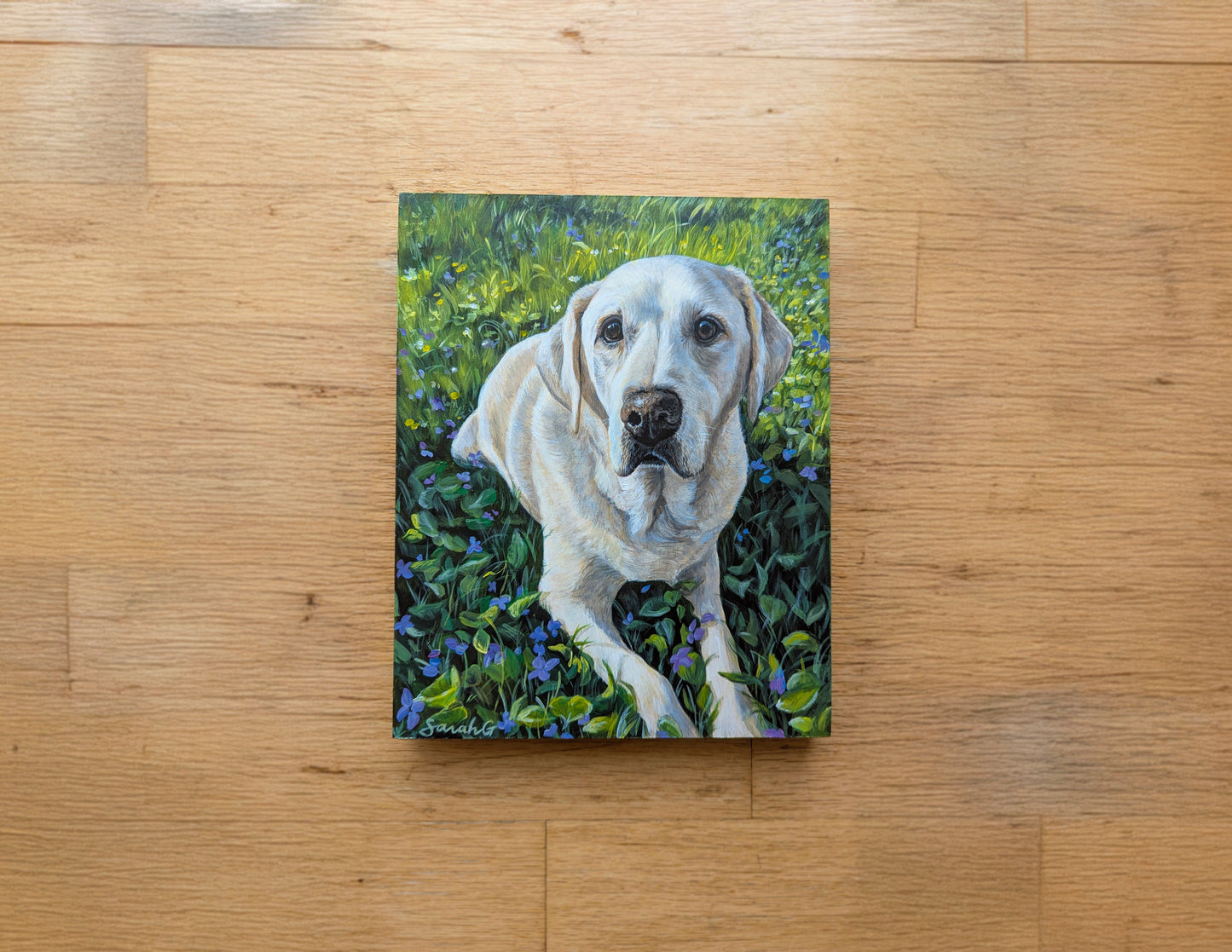 Custom Pet Portraits on Wood