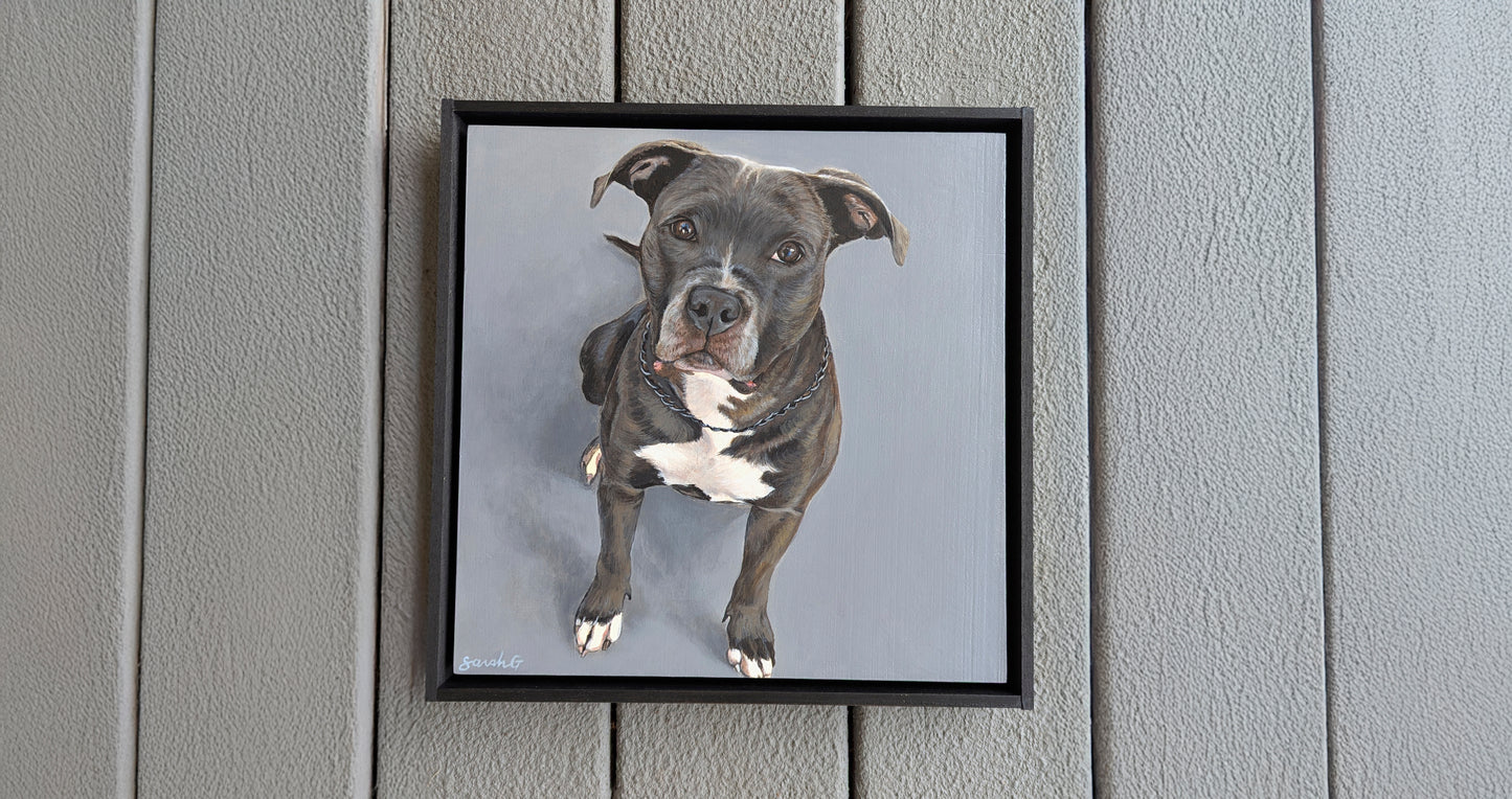 Custom Pet Portraits on Wood