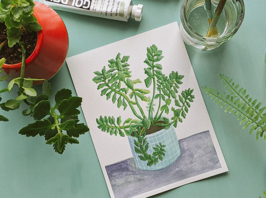 Plants 4 | Original acrylic art on paper