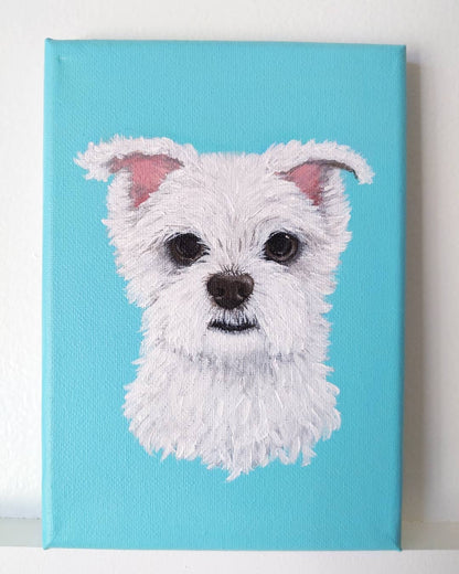 Custom Pet Portraits on Canvas