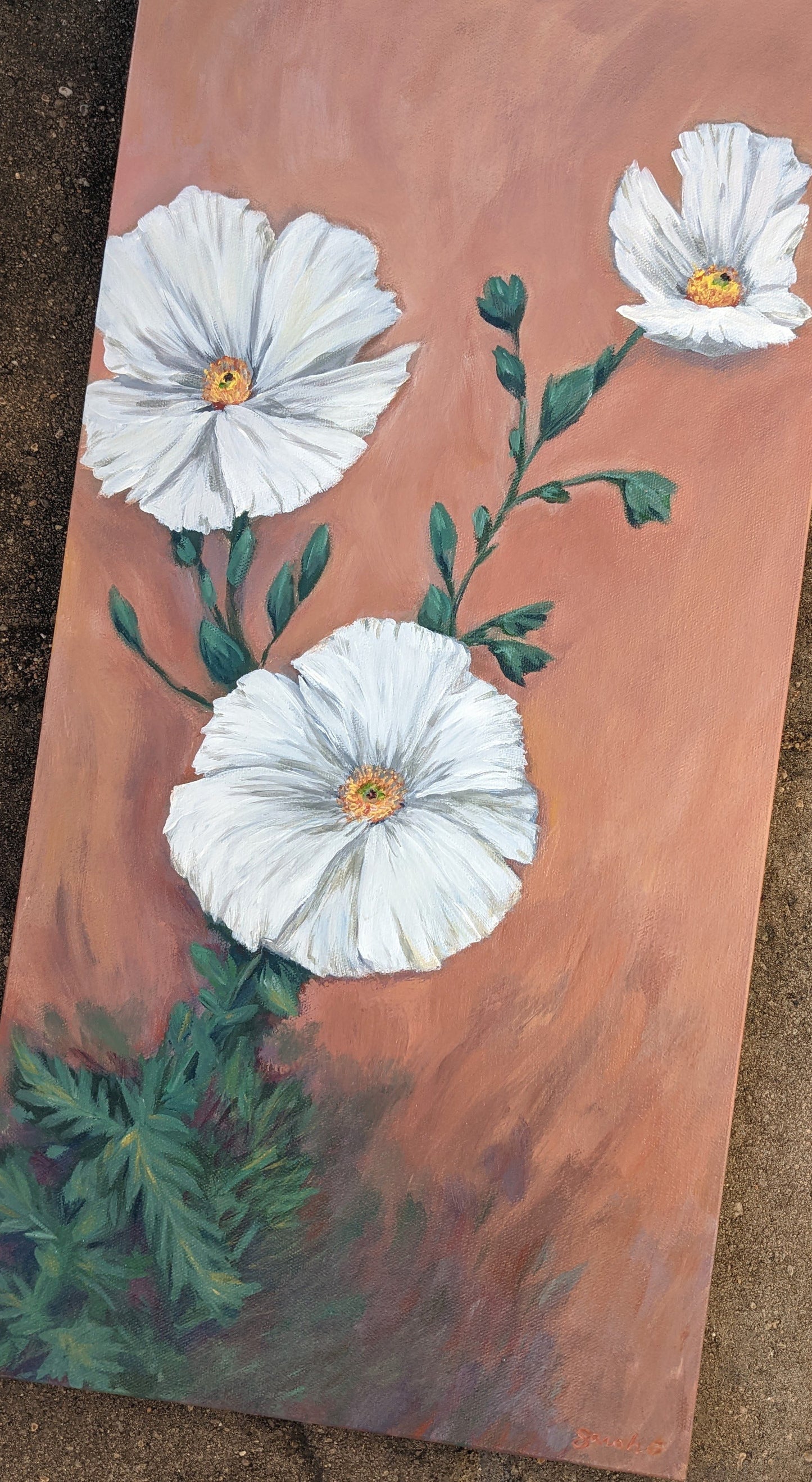Still in Bloom | 12 x 24 Original Art on Canvas