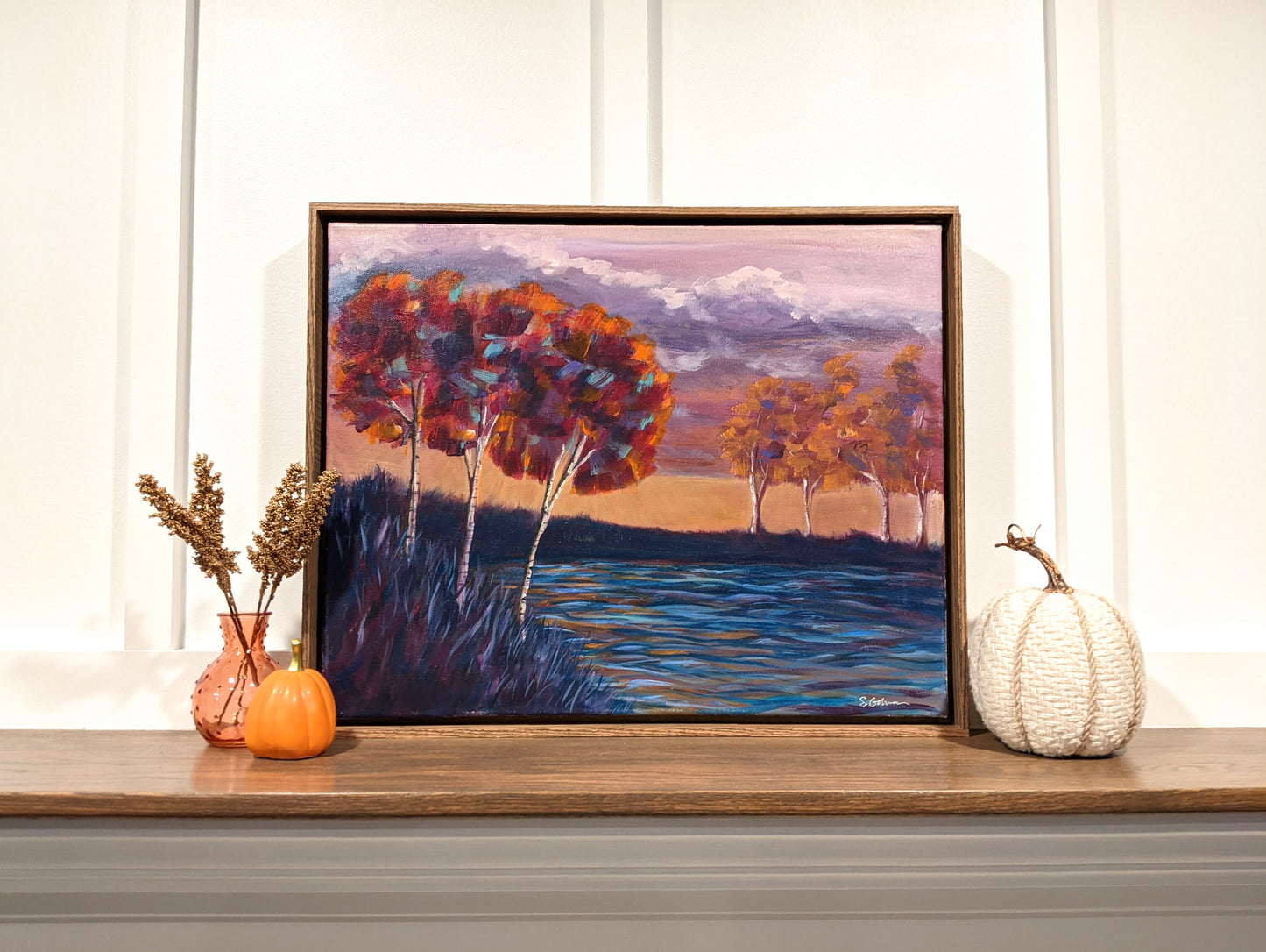 Fallscape 4 | 16X20 Framed original painting