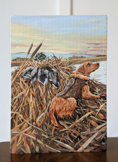 Custom Pet Portraits on Wood