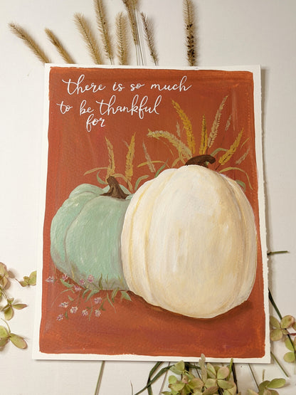 Thanksgiving | 9x12 inch art on paper
