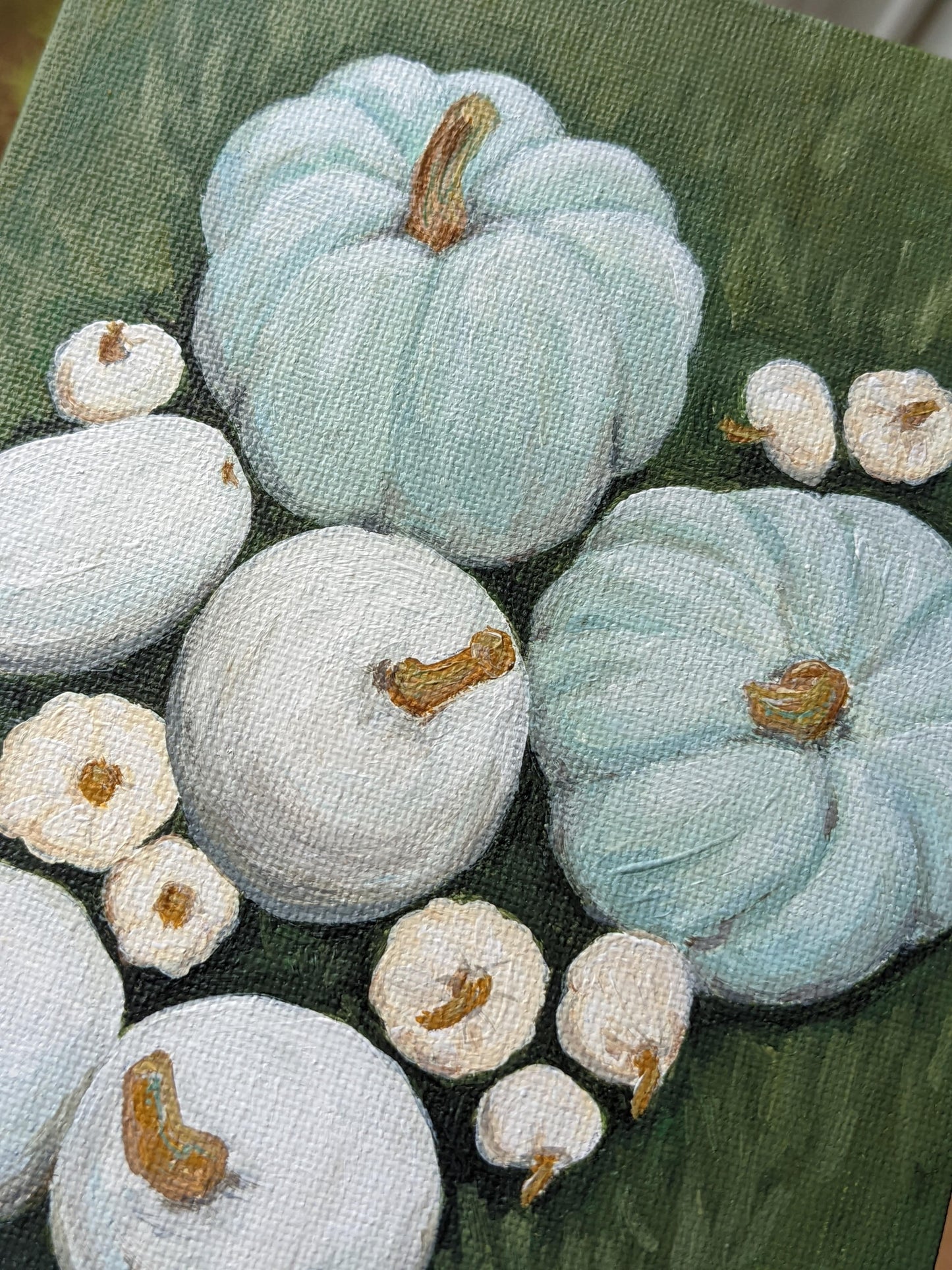 Fall Pumpkins | 5x7 original art