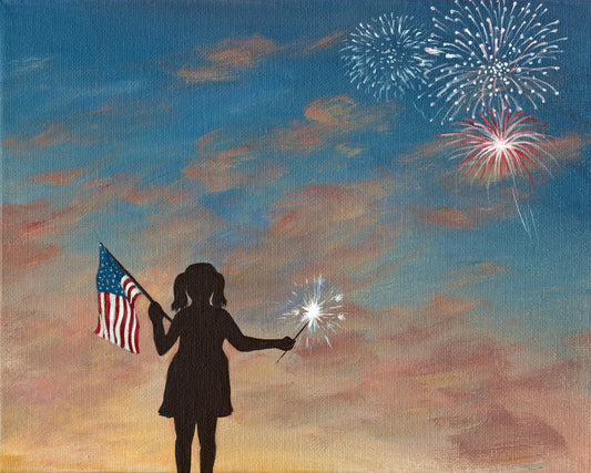 Celebrate America - 8x10 inch Art Print
